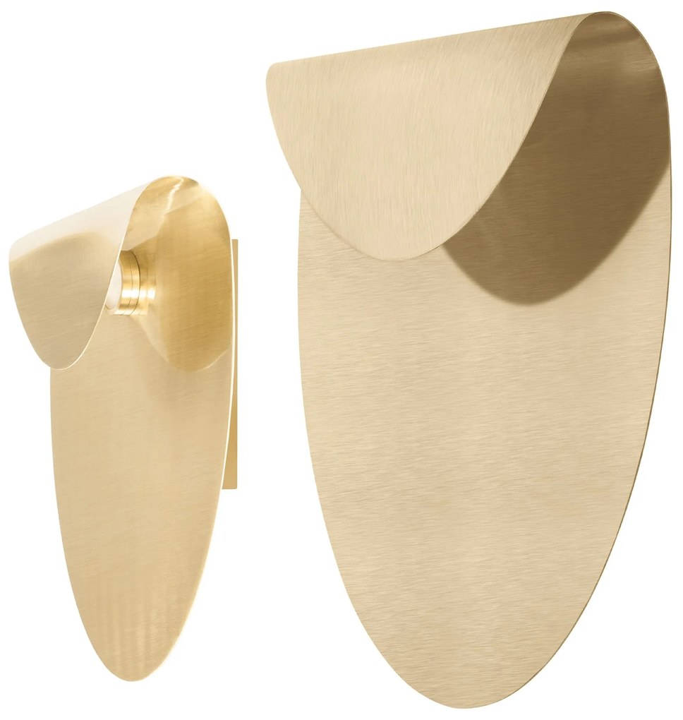 Toolight Toolight, LED nástenné svietidlo 3W, 4000K, 4000lm, APP1431-W, zlatá matná, OSW-07986