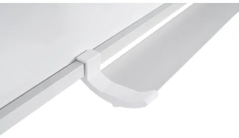 Biela popisovacia magnetická tabuľa na stenu LUX, 900 x 600 mm