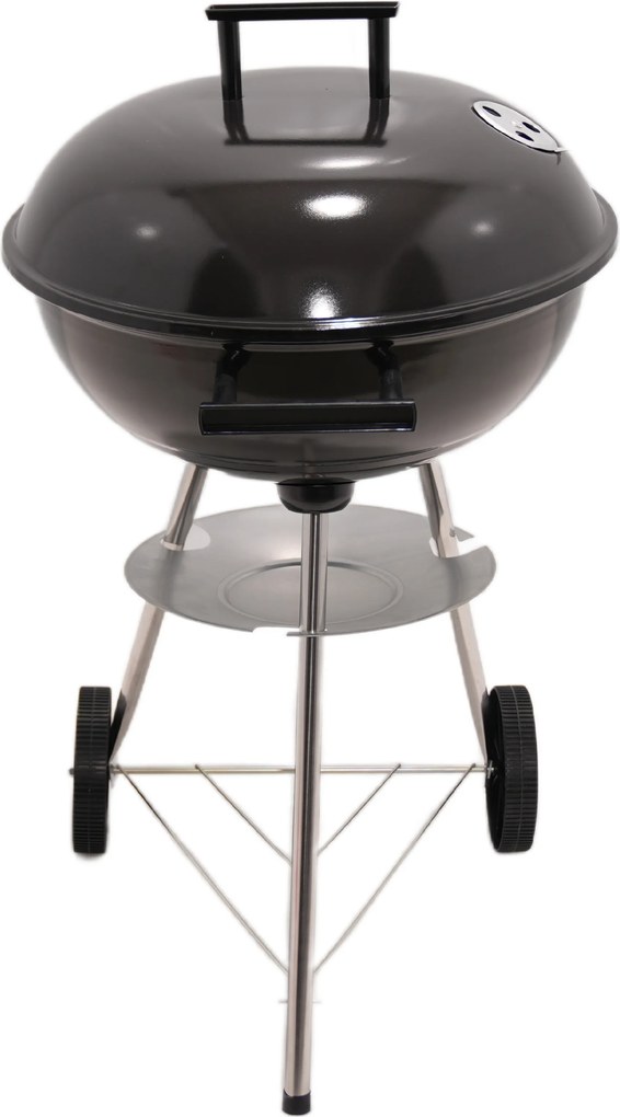 Gril na drevené uhlie BestBerg BBBQ-12B / Ø 44 cm / čierna