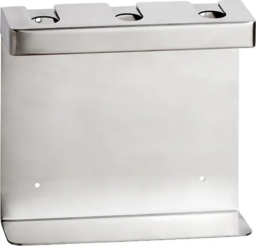Bemeta Design Držiak na dávkovač mydla, trojitý, hranatý, mat - 146109475