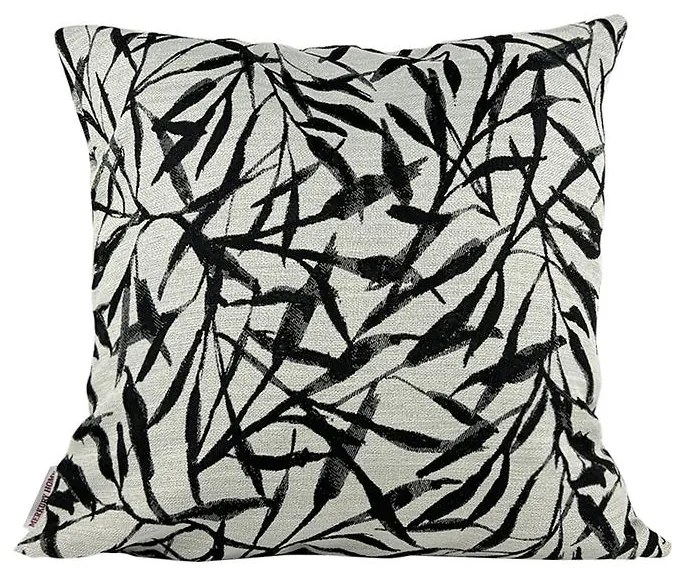 Obliečka Willow čierna 60x60 Merkury Home