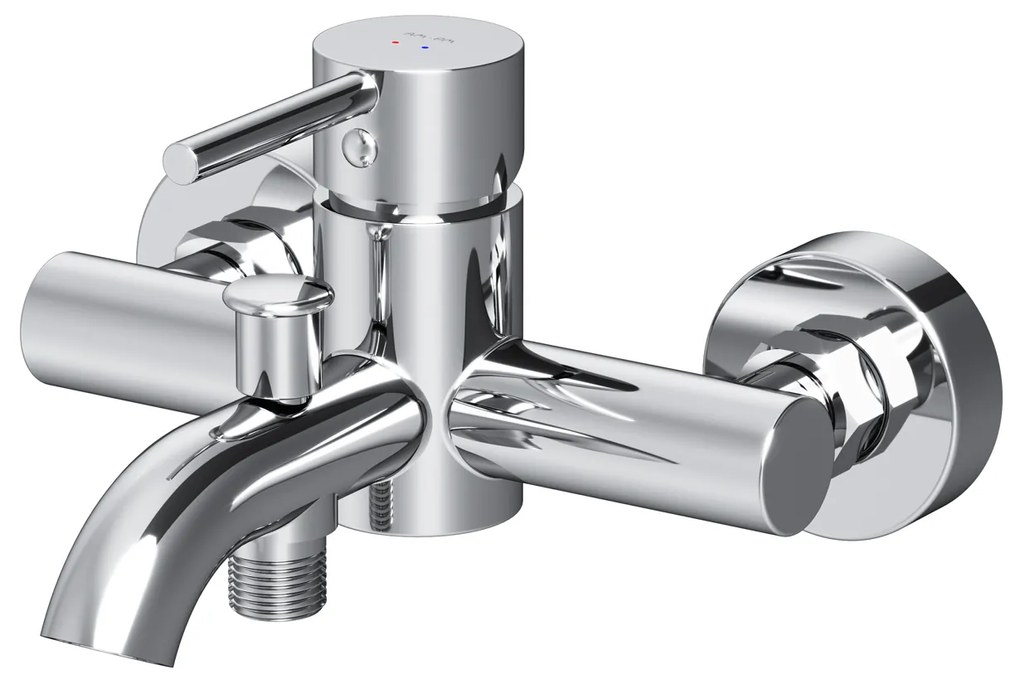 Vaňová a sprchová batéria AM.PM Spike FPA10000 jednopáková, chróm