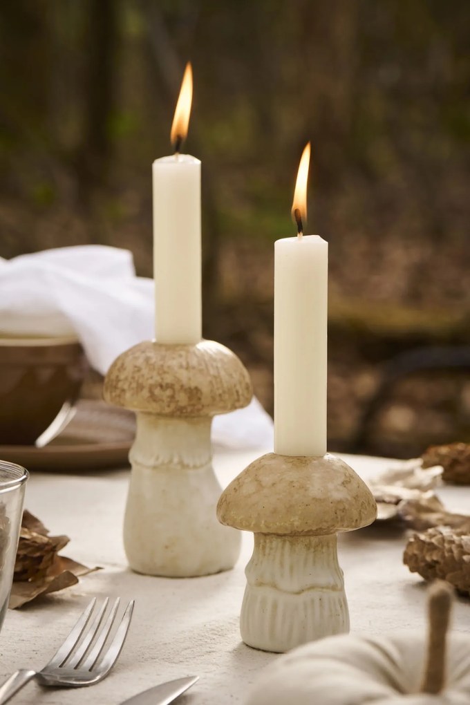 Ib Laursen Keramický svietnik Mushroom 8 cm