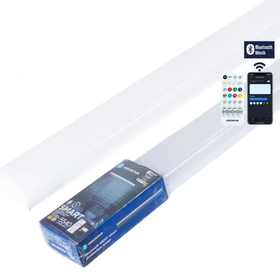 Aigostar - Zatemnjevalno LED fluorescenčno svetilo MESH LED/50W/230V 6500K + daljinski upravljalnik
