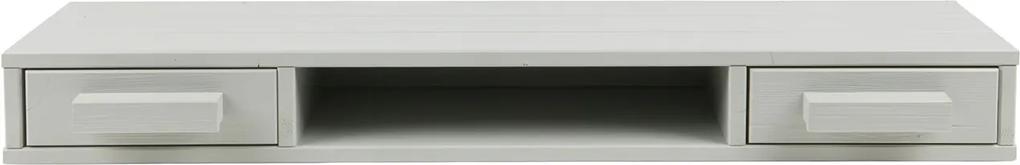 WOOOD Drevená nástenná polica Dennis 10 × 85 × 22 cm