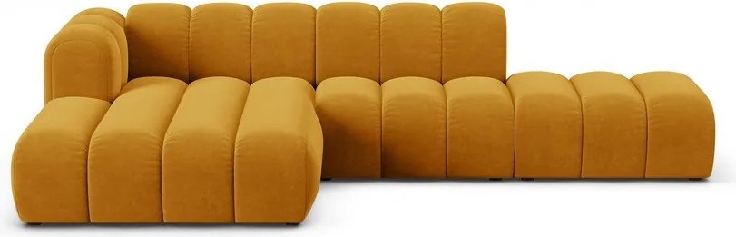 Žltá rohová pohovka (ľavý roh) Lupine – Micadoni Home