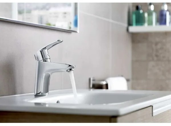 Roca A5A3098C00 - Umývadlová batéria MONODIN s odtokovou súpravou, 15,3 cm, lesklý chróm