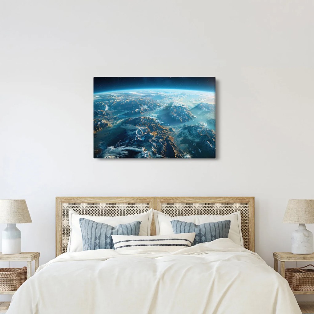 Obraz - Pohľad z vesmíru (90x60 cm)