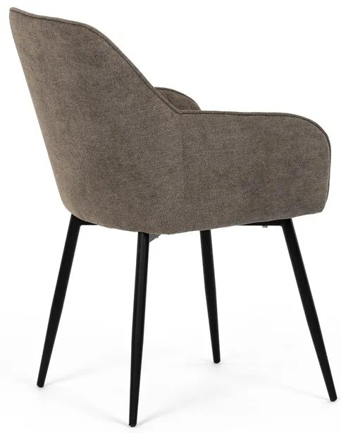 Autronic BONTEC Jedálenská stolička, hnedá, látka, DCL-221 BR2 Farba: Červená