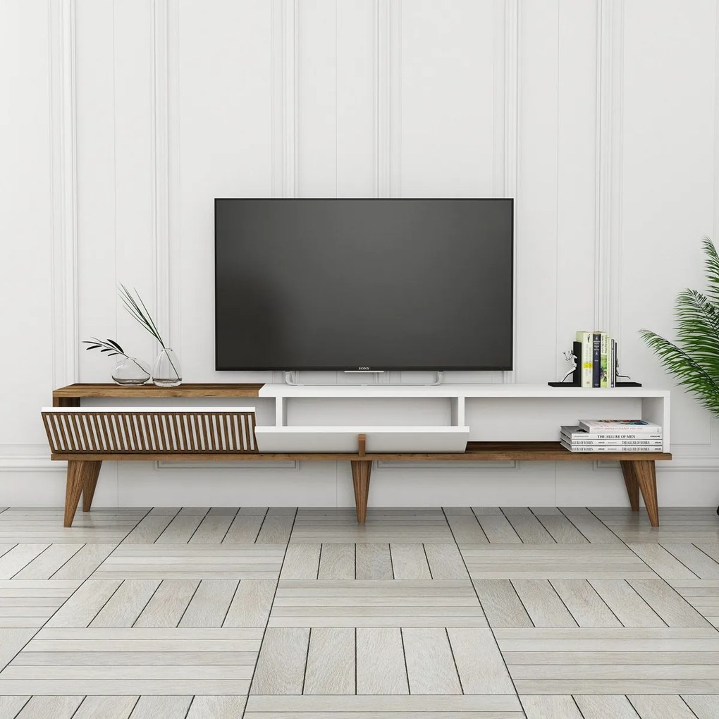 TV stolík Milan Alt White