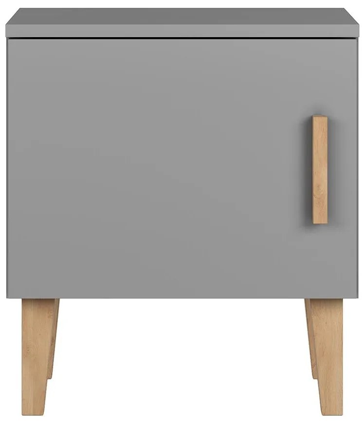 Nočný stolík Kubi Šedá