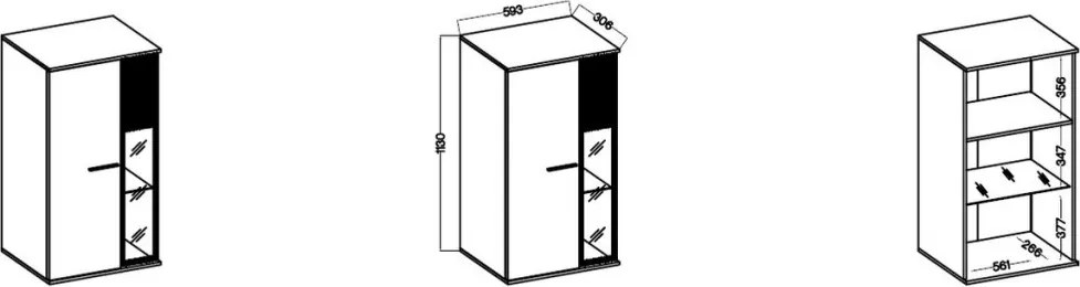 Obývacia stena Samsa, dub lefkas