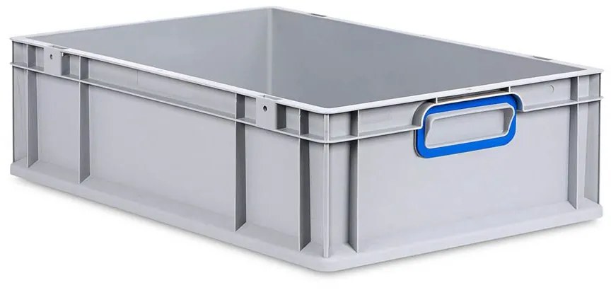 Sada 5 kusov - Eurobox Next Gen 2.0 - Stohovateľná nádoba s uzavretými rukoväťami - Modrá - 600 x 400 x 170 mm