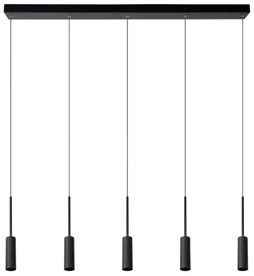 Lucide 24401/35/30 - LED Luster na lanku TUBULE 5xLED/7W/30V