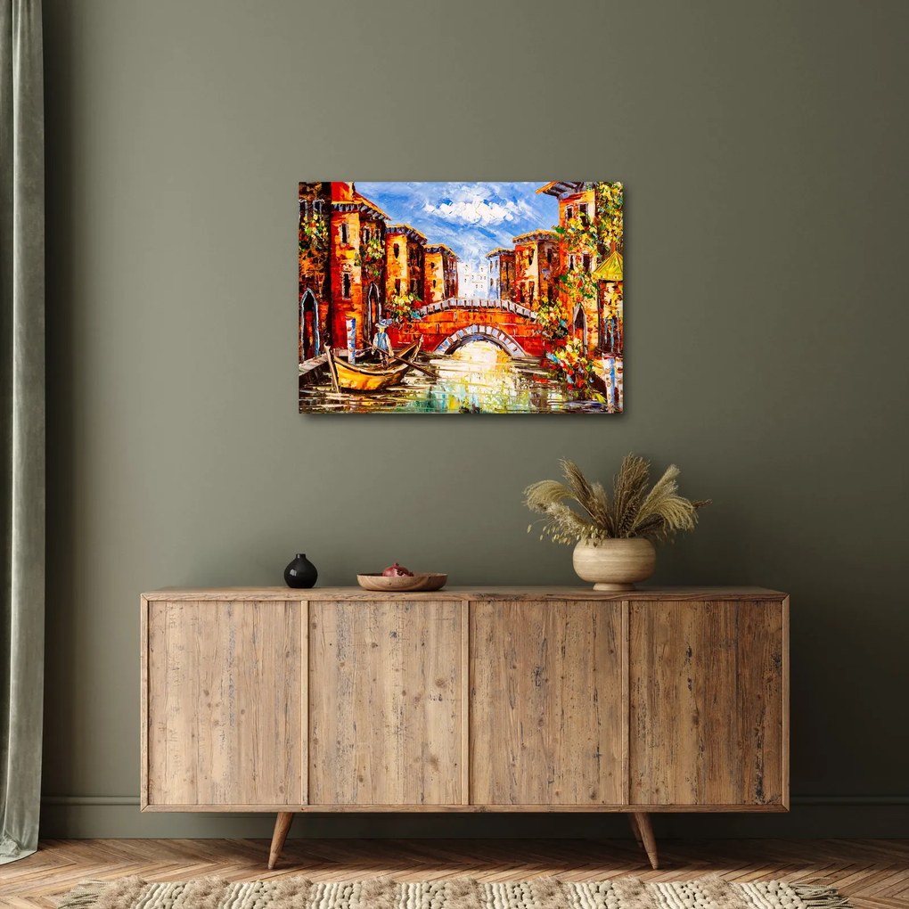 Obraz - Olejomaľba mesta III. (70x50 cm)