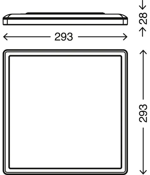 Briloner 7081-016 - LED Stmievateľné stropné svietidlo SLIM LED/18W/230V + DO