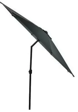 Čierny slnečník bez podstavca Bonami Essentials Sun, ø 300 cm