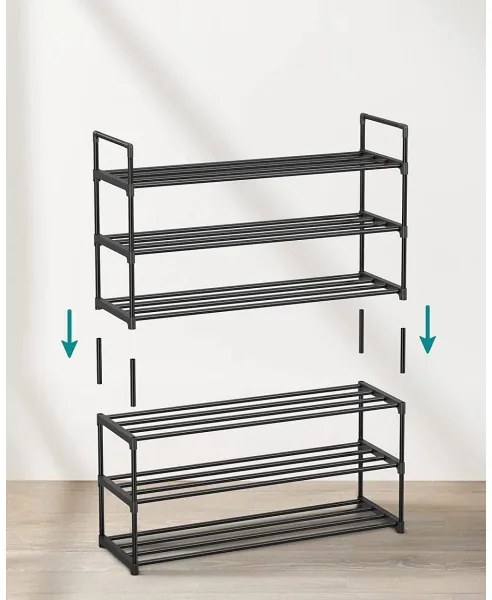 Botník ALVORO čierny