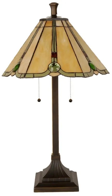 Olive Beige Tiffany lampa ELEGANT 40*67