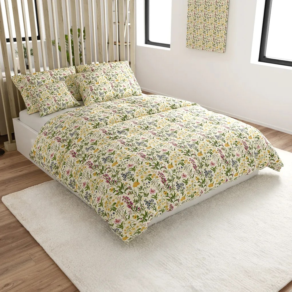 Bavlnené obliečky HERBELLE farebné Rozmer obliečky: 70 x 90 cm | 140 x 220 cm