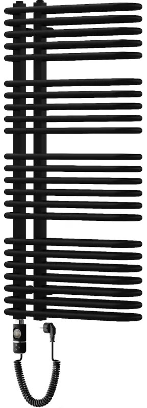 Mexen Amor, elektrické vykurovacie teleso 1000x500 mm + vykurovacia tyč 900 W, čierna, W120-1000-500-2900-70