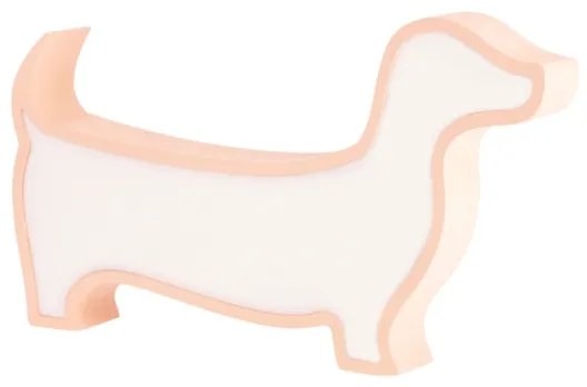 LED detská stolová lampa DOG LED/12W/230V ružová