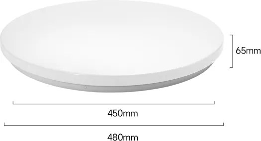 Brilagi - LED stropné svietidlo MILKY WAY LED/36W/230V 3000K pr. 48 cm