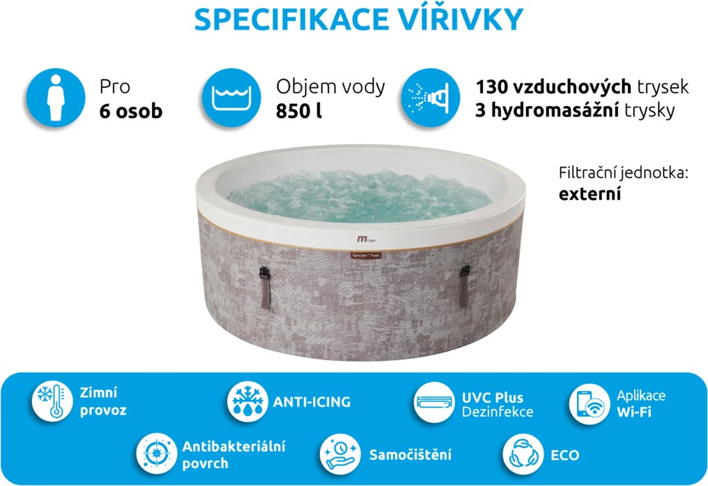 Mspa | Vírivý bazén MSPA Cocoon ECO F-CO066WE | 11400307