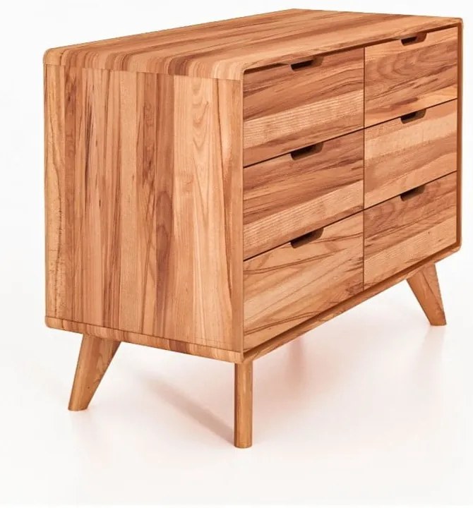 Nízka komoda z bukového dreva 90x63 cm Greg - The Beds