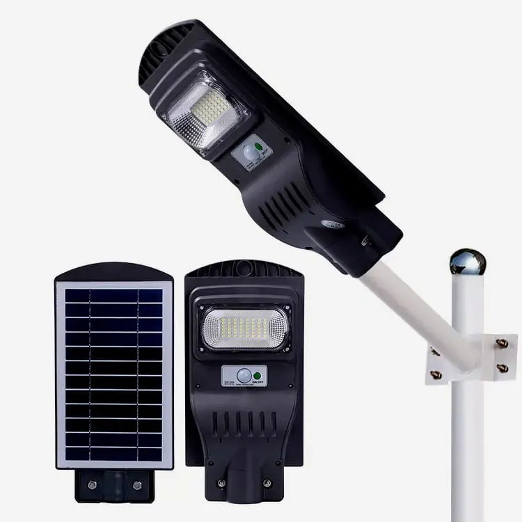 BERGE Solárna pouličná LED lampa MARAKESZ - 30W - PIR