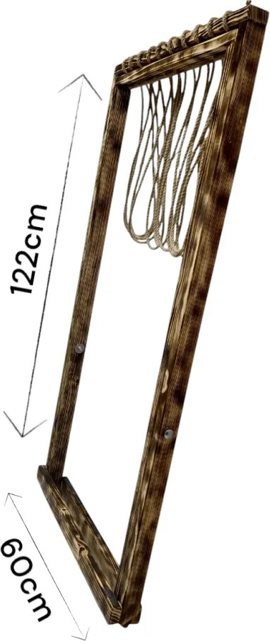 Malý drevený sušiak na bielizeň - tmavý, rozkladací, praktický sušiak na prádlo - štýlova domácnosť, dizajnový sušiak