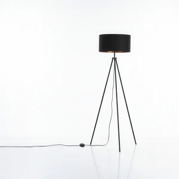 Stojacia lampa 1xE27/40W/230V čierna