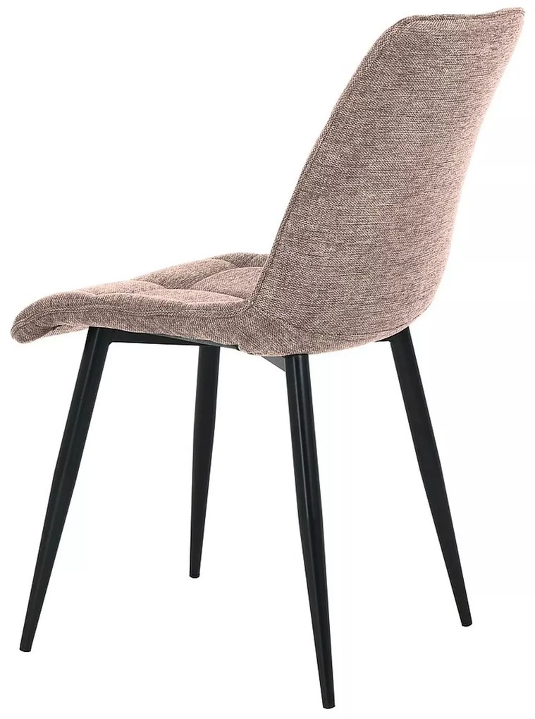 Sametová jídelní židle Chic béžová/černá