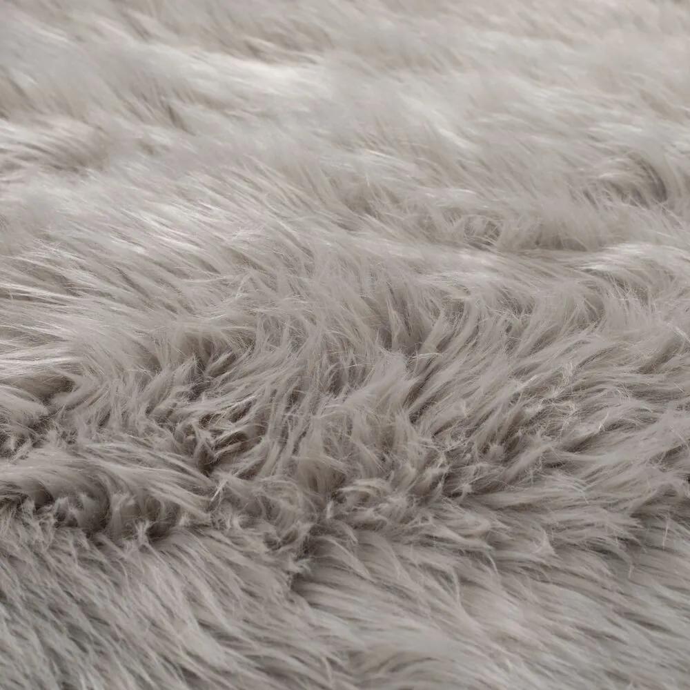 Flair Rugs koberce Kusový koberec Faux Fur Sheepskin Grey - 180x290 cm