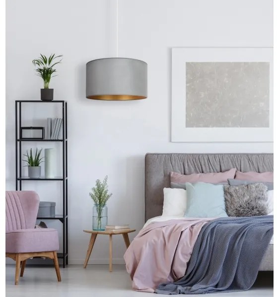 Brilagi - Luster na lanku VELVET 1xE27/40W/230V mintová/zlatá