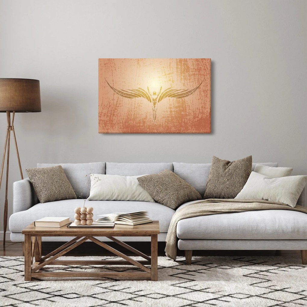 Obraz - Anjelská abstrakcia (90x60 cm)
