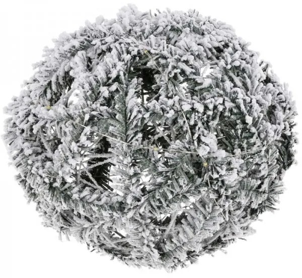 LED guľa s námrazou 20 cm