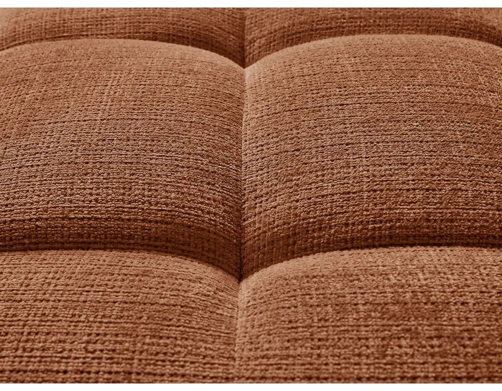 Ženilková podnožka v tehlovej farbe Ivane – Bobochic Paris