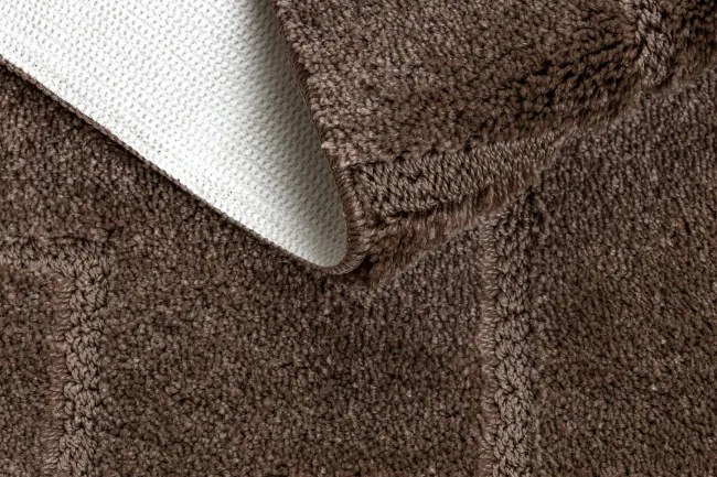 Kúpeľňový koberček SUPREME LINES línie, hnedý