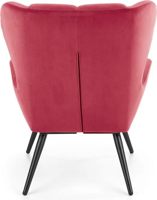 Relaxačné kreslo Tawanna (bordová). Vlastná spoľahlivá doprava až k Vám domov. 1039529