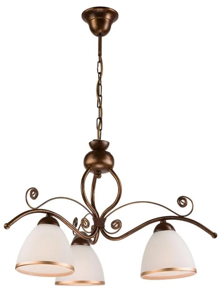 Luster na reťazi RETRO II 3xE27/60W/230V