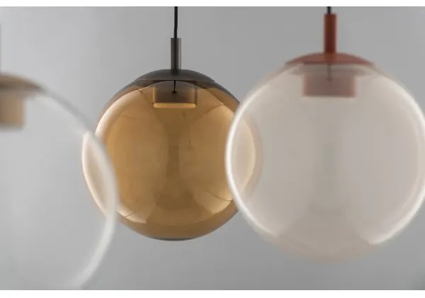 Argon 8829 - Luster na lanku SACRAMENTO 1xGX53/8W/230V číra/hnedá