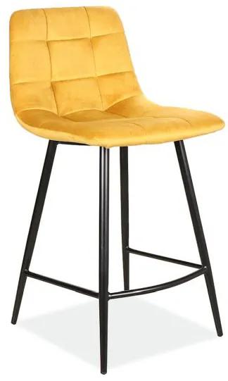 Barová stolička Marlana (žltá). Vlastná spoľahlivá doprava až k Vám domov. 1050494