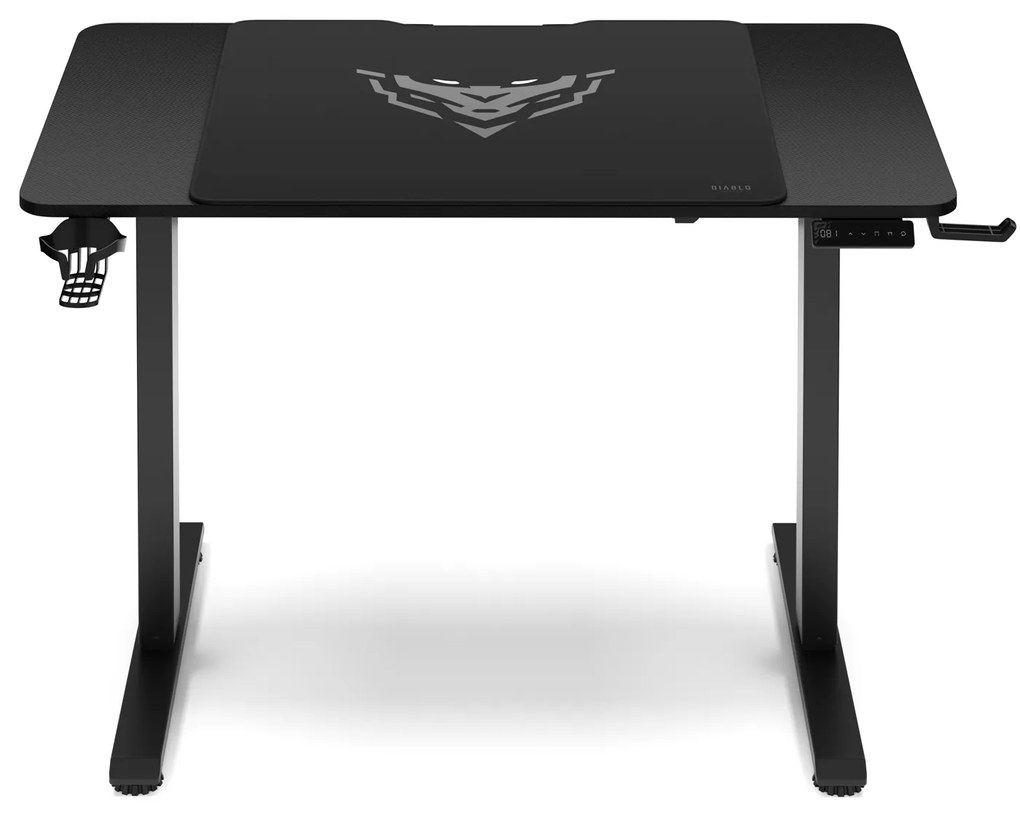 Výškovo nastaviteľný stôl Diablo X-Tensio 1100 čierny