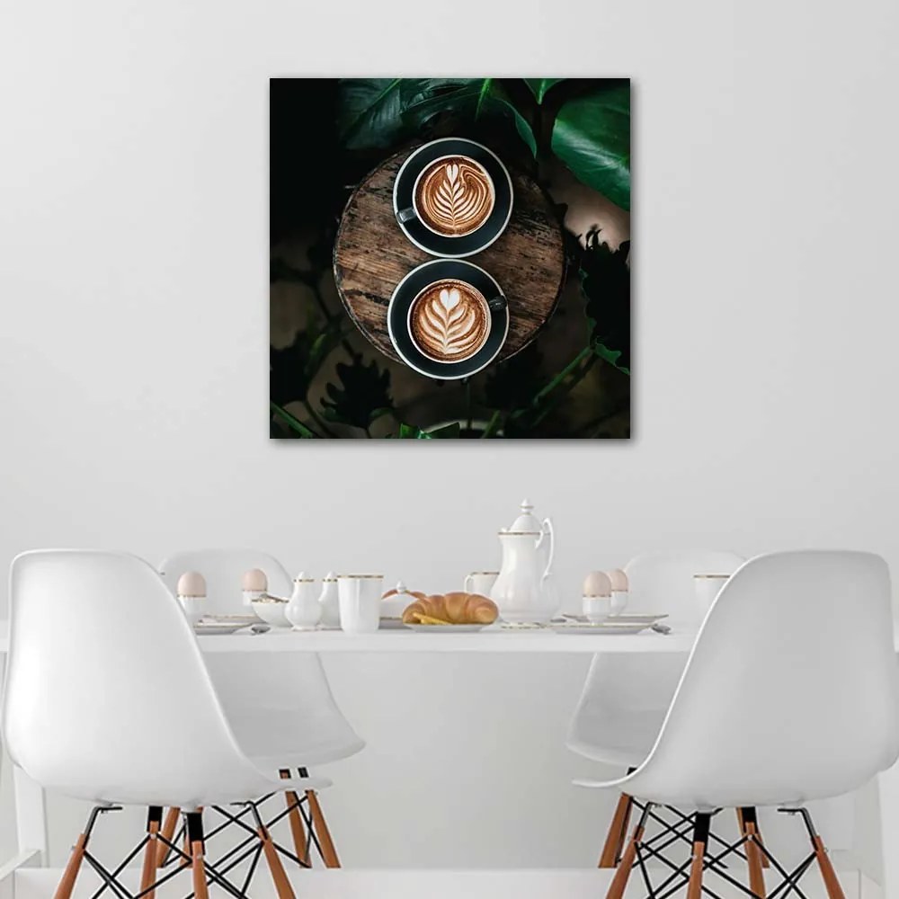 Gario Obraz na plátne Káva latte Rozmery: 40 x 40 cm
