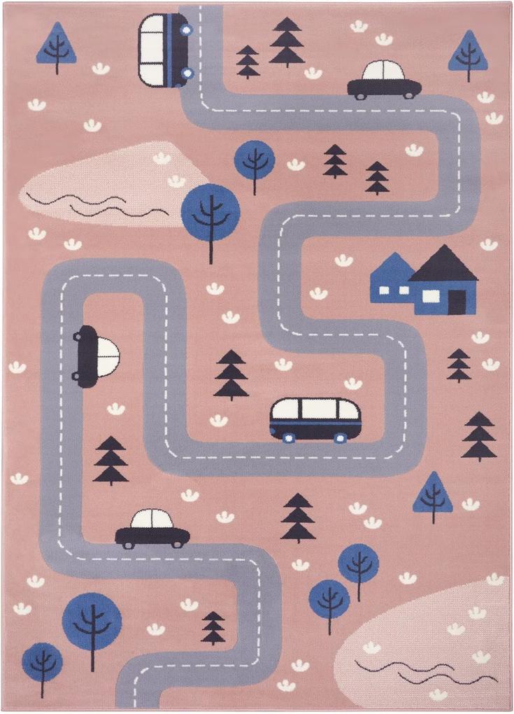 Hanse Home Collection koberce Dětský koberec Adventures Rose - 80x150 cm
