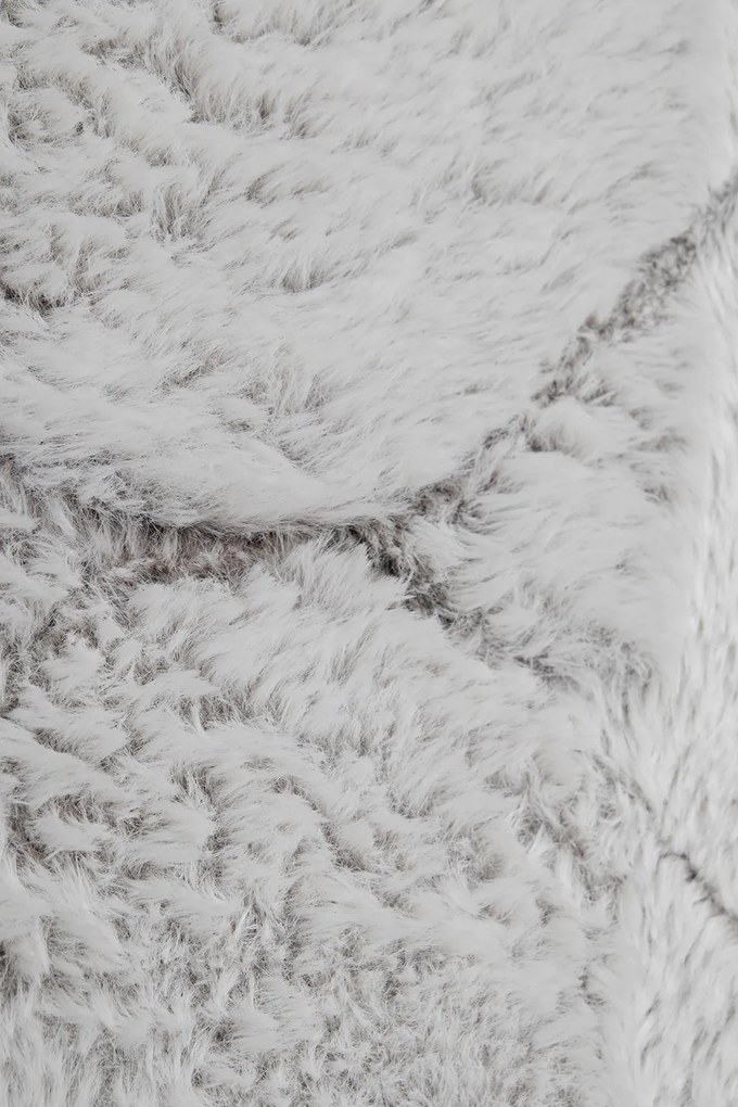 Koberec Rabbit 3D Carving COFFE/WHITE 1 rozmery koberec: 80x140 cm