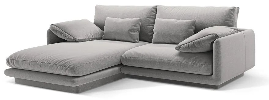 Svetlosivá rohová pohovka (ľavý roh) Torino – Micadoni Home