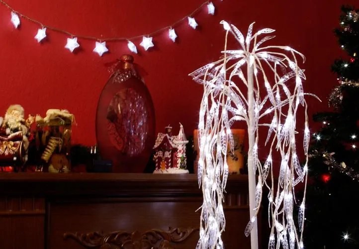 Svetelná dekorácia - Smútočná vŕba - 140 LED diód, 85 cm