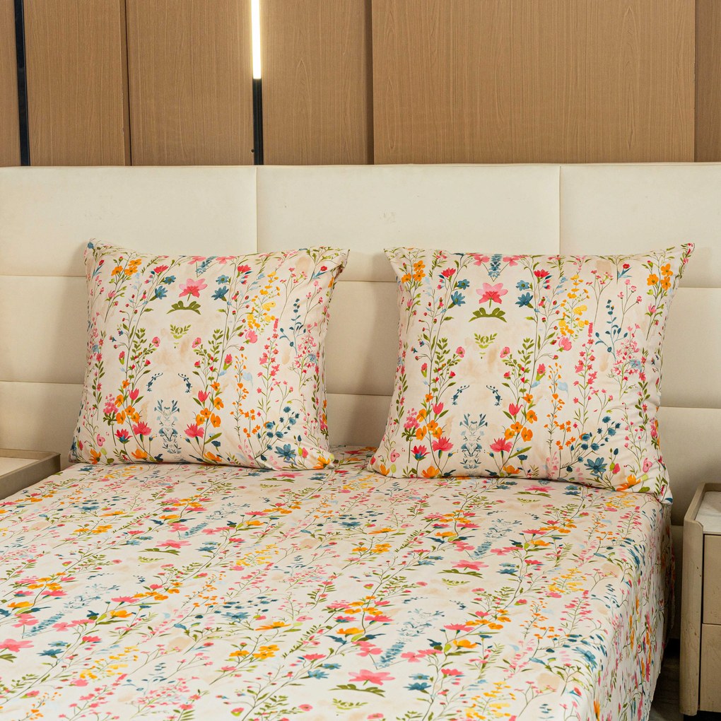 Obliečky z mikrovlákna MILLEFLEUR farebné Rozmer obliečky: 2 ks 70 x 90 cm | 200 x 220 cm